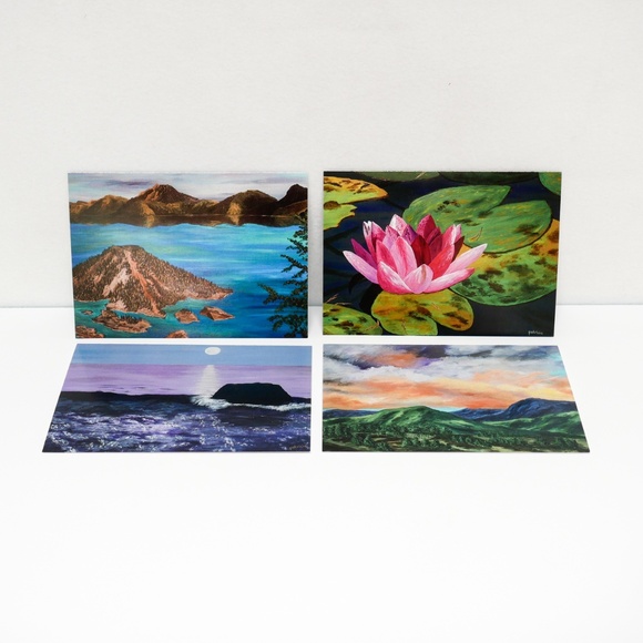 New - Pack of 10 greeting cards, 5x7, paintings by Patricia Gould - Picture 3 of 3